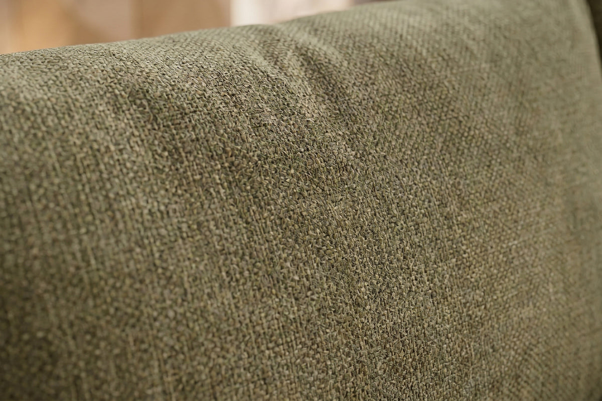 KAWOLA Sofa AMINA 3-Sitzer Stoff grün