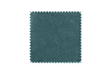 KAWOLA Sofa ARLY Polsterbank Bezug Velvet petrol