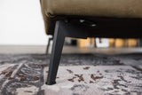 KAWOLA Sofa BLOOM Ecksofa Leder camel
