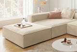 KAWOLA Sofa CARMO Ecksofa Stoff beige