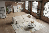 KAWOLA Sofa CELESTE 4-Sitzer Cord cremeweiß
