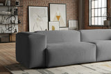 KAWOLA Sofa CELESTE 4-Sitzer Cord grau