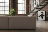KAWOLA Sofa CELESTE 4-Sitzer Cord taupe