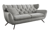 KAWOLA Sofa CHARME Cord hellgrau