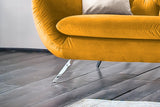 KAWOLA Sofa CHARME Velvet curry