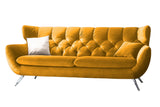 KAWOLA Sofa CHARME Velvet curry