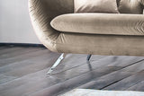 KAWOLA Sofa CHARME Velvet sand