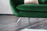 KAWOLA Sofa CHARME Velvet smaragd