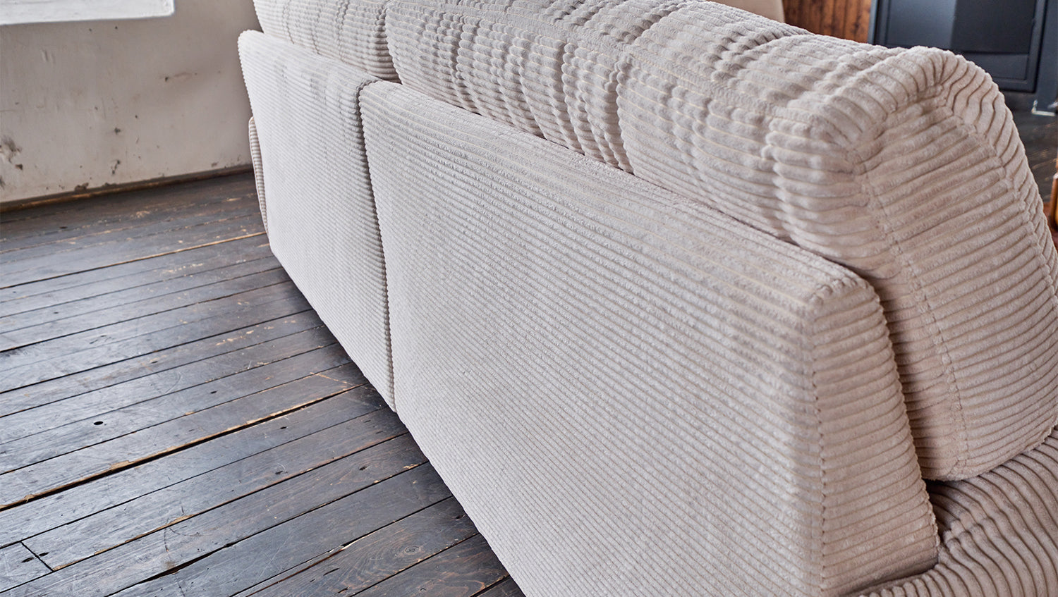 KAWOLA Sofa CINE XXL-Sofa 3-Sitzer Cord braun