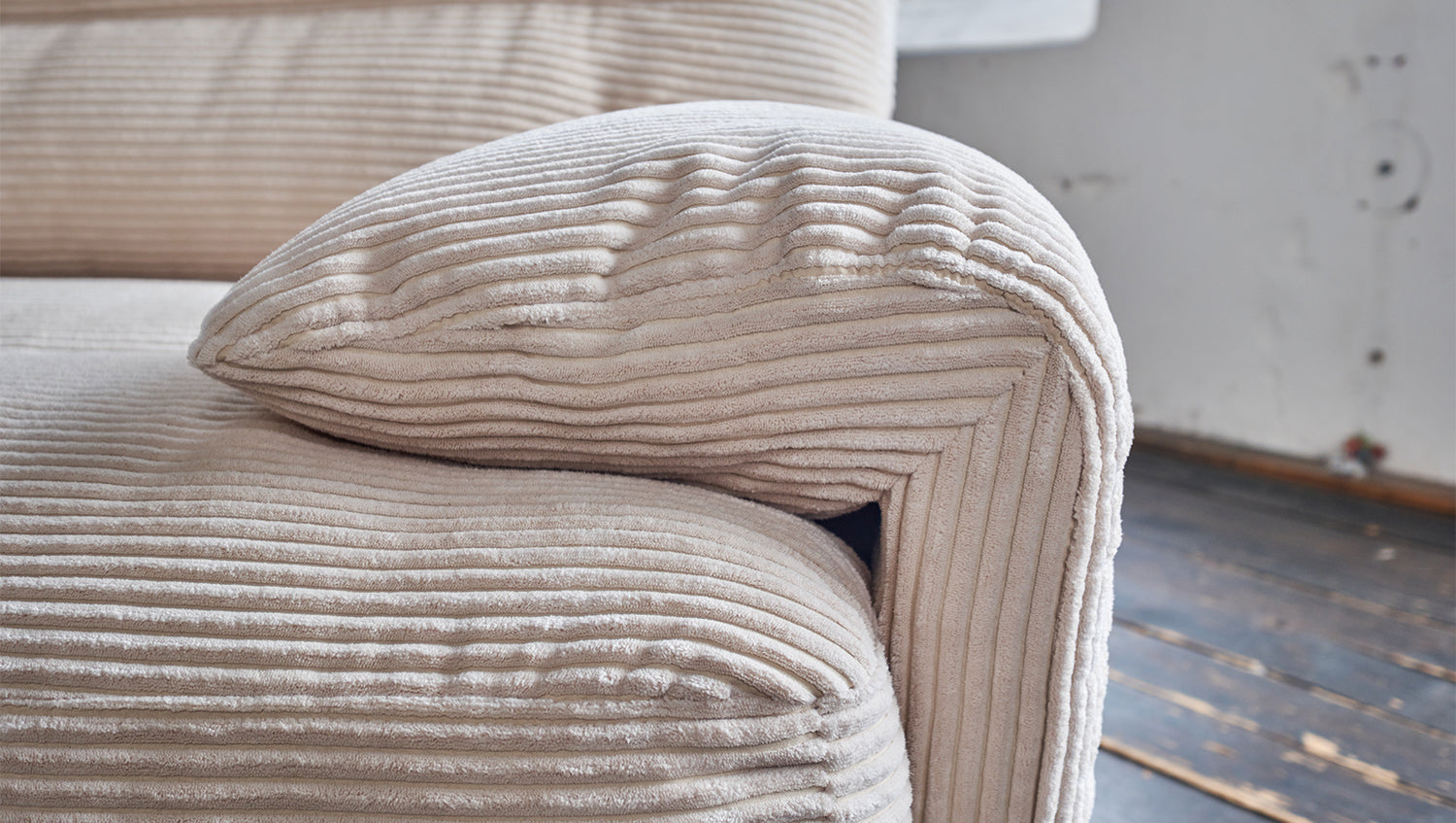 KAWOLA Sofa CINE XXL-Sofa 3-Sitzer Cord braun