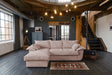 KAWOLA Sofa DAMETO Ecksofa Bettsofa Schlafsofa mit Stauraum Cord rosa, Links