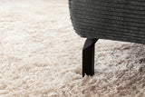KAWOLA Sofa DELIA Ecksofa Cord grau