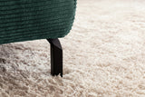 KAWOLA Sofa DELIA Ecksofa Cord smaragd