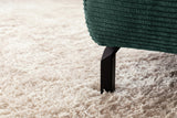 KAWOLA Sofa DELIA Ecksofa Cord smaragd