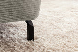 KAWOLA Sofa DELIA Ecksofa Cord steingrau