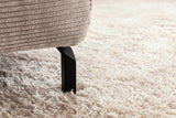 KAWOLA Sofa DELIA Ecksofa Cord taupe