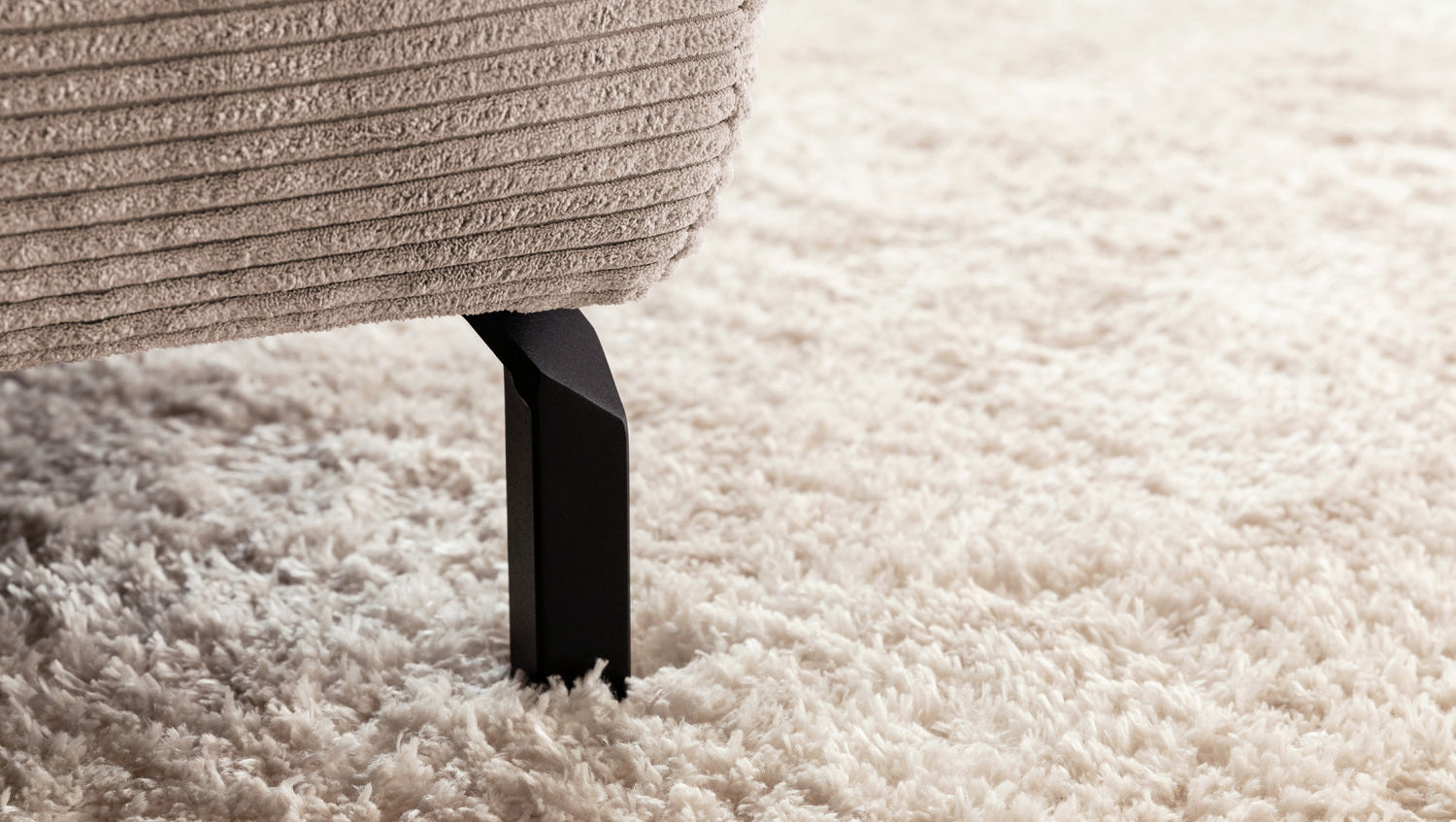 KAWOLA Sofa DELIA Ecksofa Cord taupe