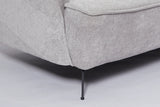 KAWOLA Sofa GARBO Designsofa Stoff grau