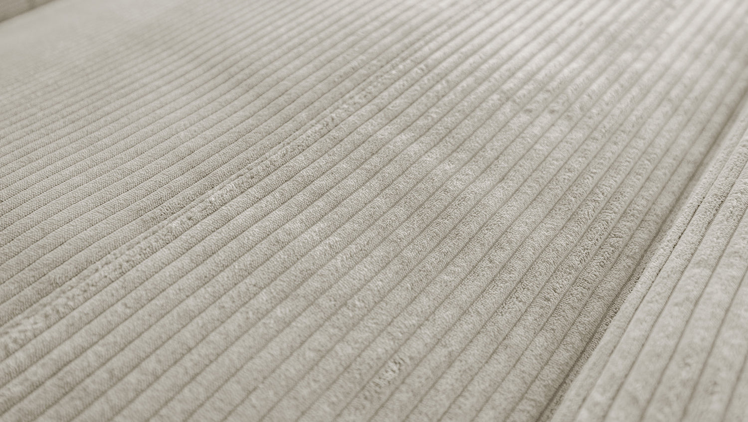 KAWOLA Sofa LAISKA Ecksofa Cord cremeweiß