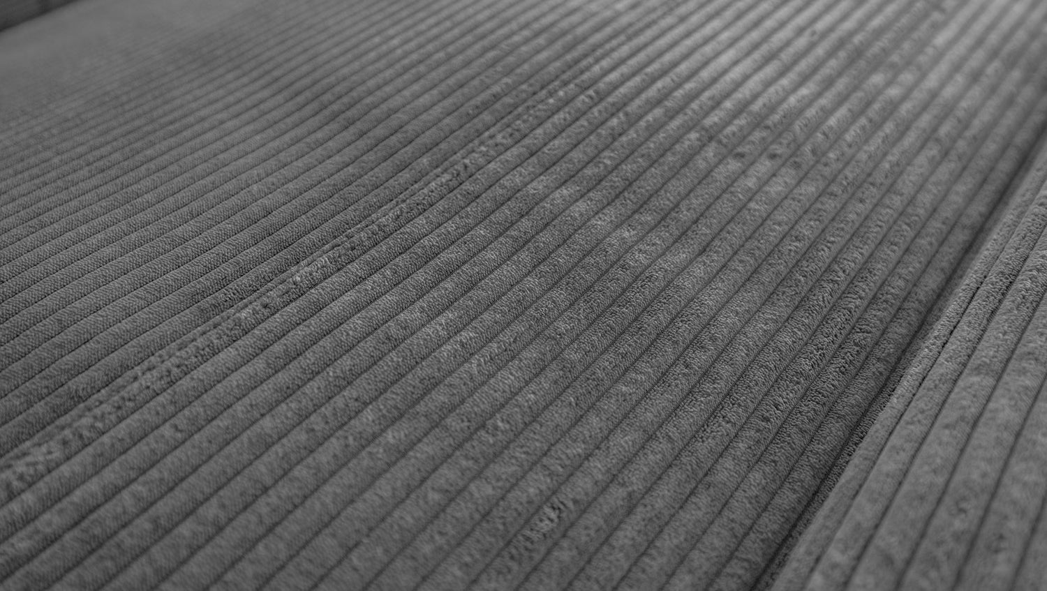 KAWOLA Sofa LAISKA Ecksofa Cord grau