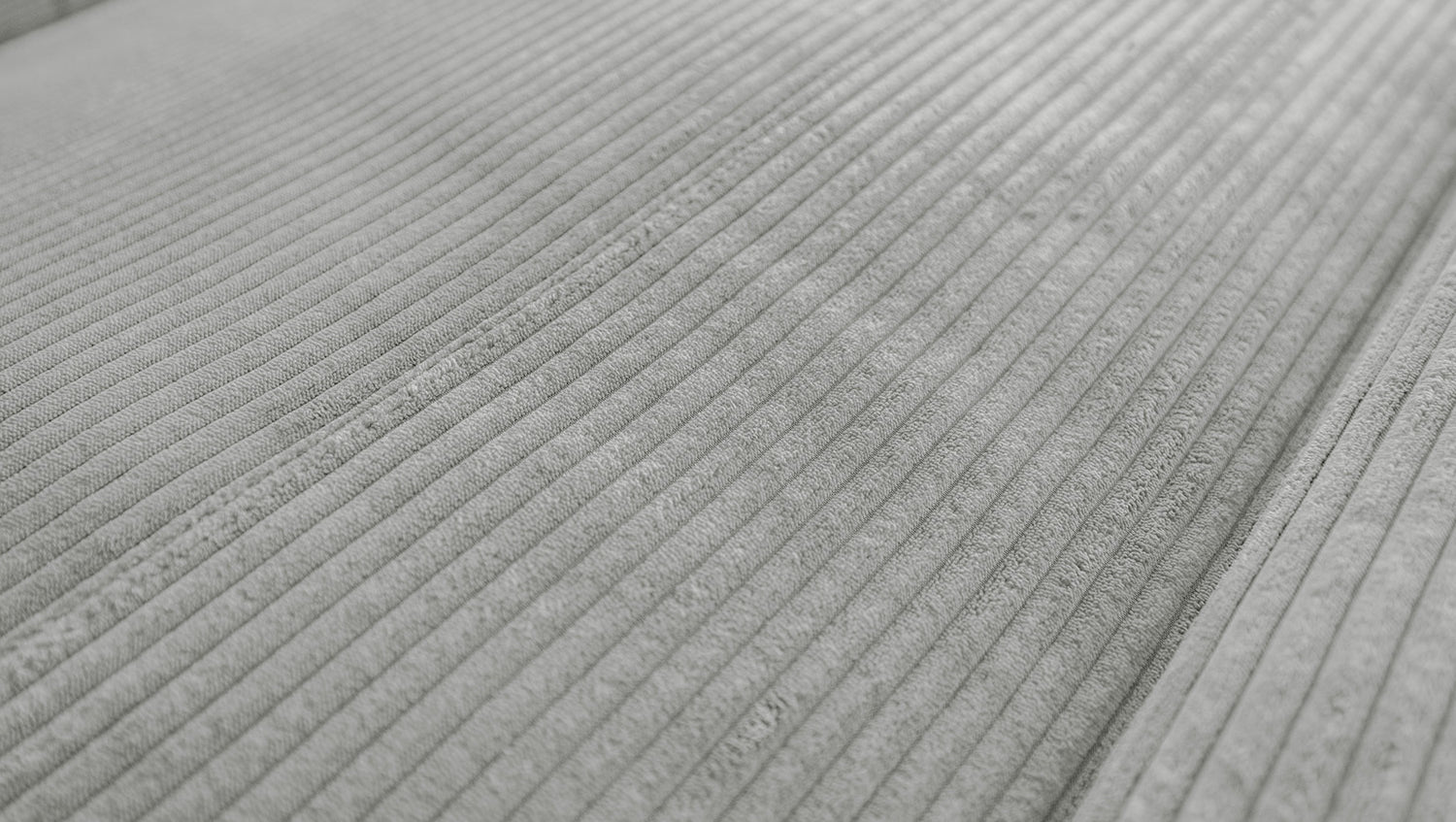 KAWOLA Sofa LAISKA Ecksofa Cord hellgrau