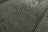 KAWOLA Sofa LAISKA Ecksofa Relaxfunktion teilmotorisch Cord olivgrün