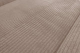 KAWOLA Sofa LAISKA Ecksofa Relaxfunktion teilmotorisch Cord taupe