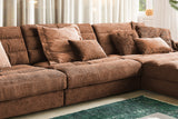 KAWOLA Sofa LANA XL Ecksofa Cord rost