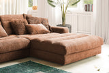 KAWOLA Sofa LANA XL Ecksofa Cord rost