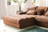 KAWOLA Sofa LANA XL Ecksofa Cord rost