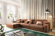KAWOLA Sofa LANA XL Ecksofa Cord rost, Links