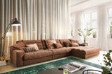 KAWOLA Sofa LANA XL Ecksofa Cord rost, Rechts