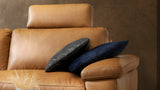 KAWOLA Sofa LOLA Ecksofa Leder cognac mit motorischer Relaxfunktion