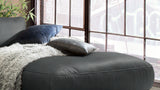 KAWOLA Sofa LOLA Ecksofa Leder schwarz mit motorischer Relaxfunktion