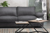 KAWOLA Sofa LOLA Ecksofa Stoff grau mit motorischer Relaxfunktion