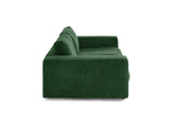 KAWOLA Sofa MADELINE 2-Sitzer Cord smaragd