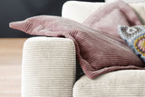 KAWOLA Sofa MADELINE 3-Sitzer Cord cremeweiß