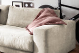 KAWOLA Sofa MADELINE 3-Sitzer Cord cremeweiß