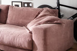 KAWOLA Sofa MADELINE 3-Sitzer Cord rosa