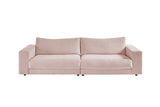 KAWOLA Sofa MADELINE 3-Sitzer Cord rosa