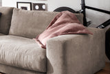 KAWOLA Sofa MADELINE 3-Sitzer Cord taupe