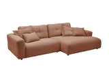 KAWOLA Sofa MIKA Ecksofa Cord rost