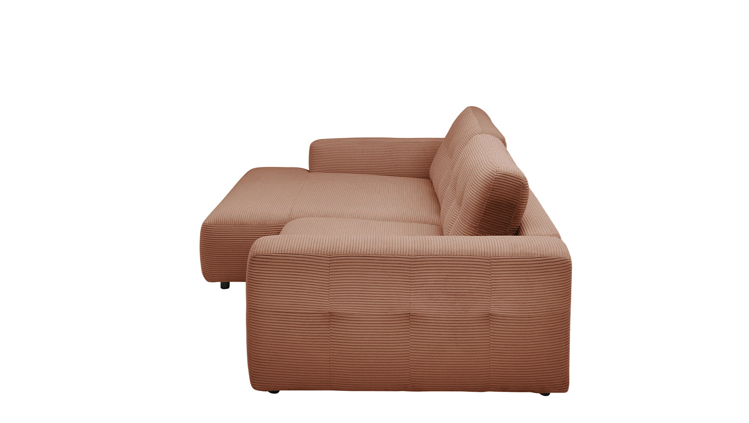 KAWOLA Sofa MIKA Ecksofa Cord rost