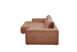 KAWOLA Sofa MIKA Ecksofa Cord rost
