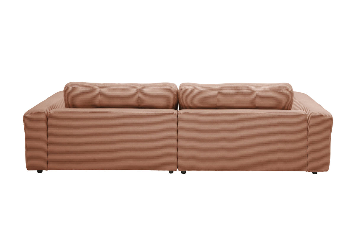 KAWOLA Sofa MIKA Ecksofa Cord rost