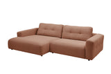 KAWOLA Sofa MIKA Ecksofa Cord rost