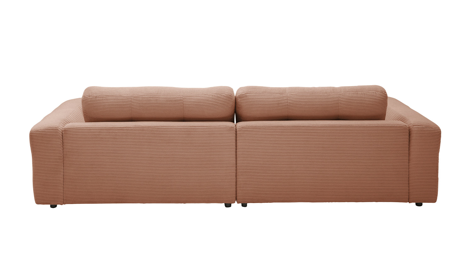 KAWOLA Sofa MIKA Ecksofa Cord rost