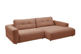 KAWOLA Sofa MIKA Ecksofa Cord rost