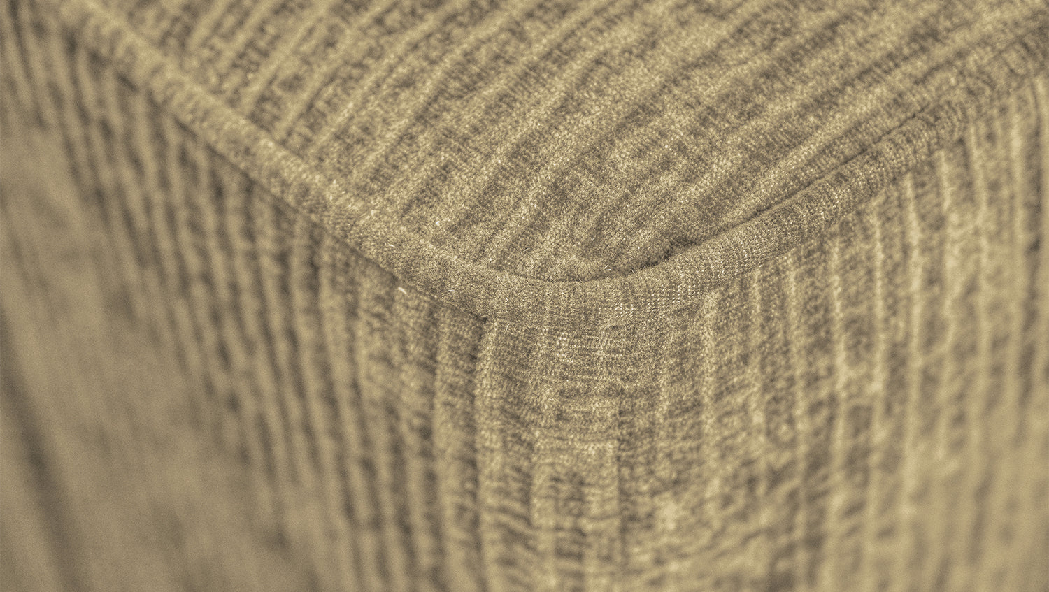 KAWOLA Sofa NELE 3-Sitzer Cord beige
