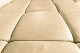 KAWOLA Sofa NELSON Ecksofa Leder beige